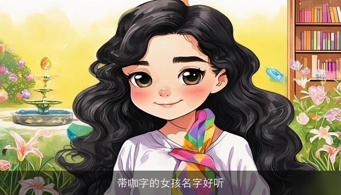 带咖字的女孩名字好听