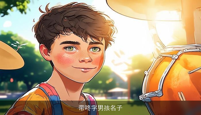 带咚字男孩名子