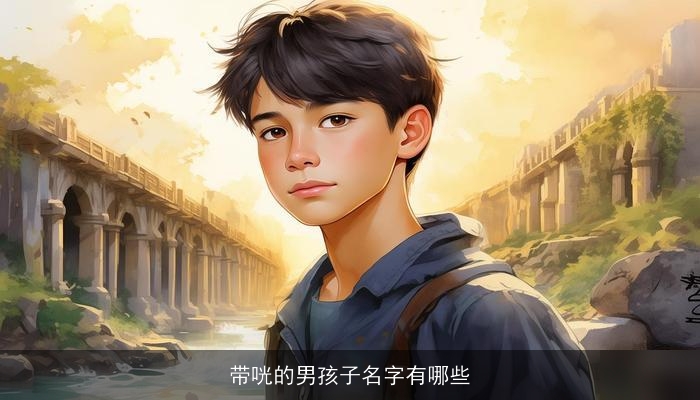 带咣的男孩子名字有哪些