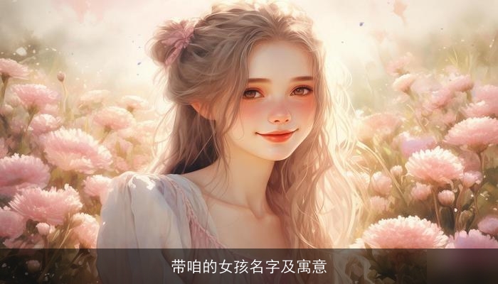 带咱的女孩名字及寓意