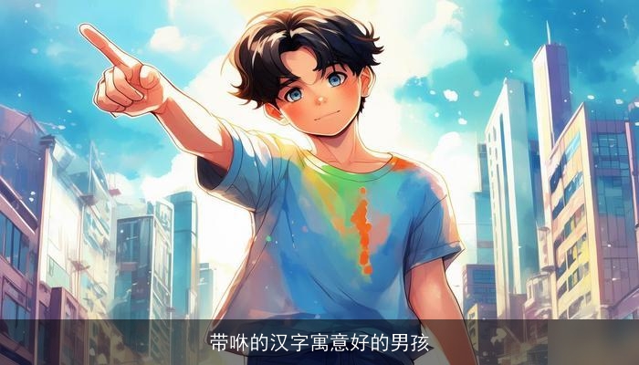 带咻的汉字寓意好的男孩
