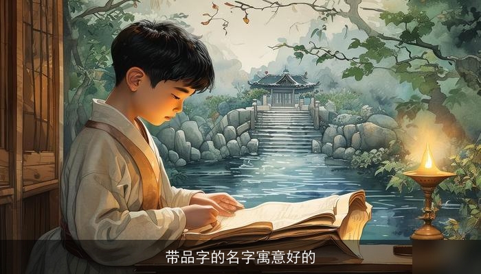 带品字的名字寓意好的