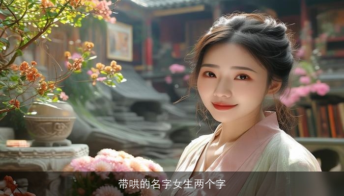带哄的名字女生两个字