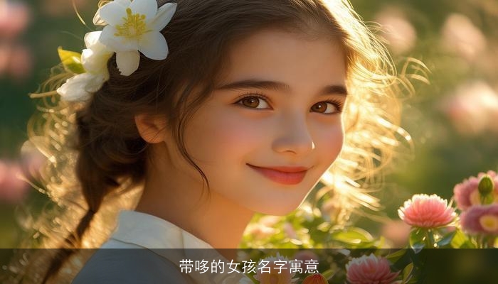 带哆的女孩名字寓意