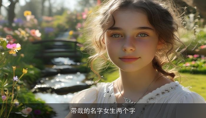 带哉的名字女生两个字