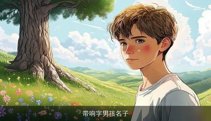 带响字男孩名子