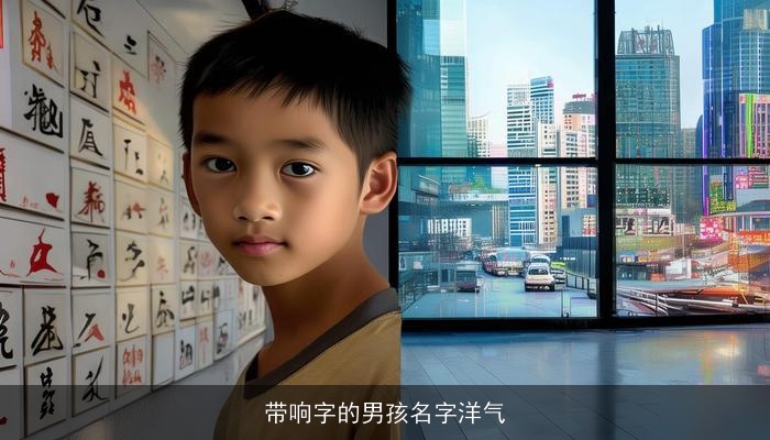 带响字的男孩名字洋气