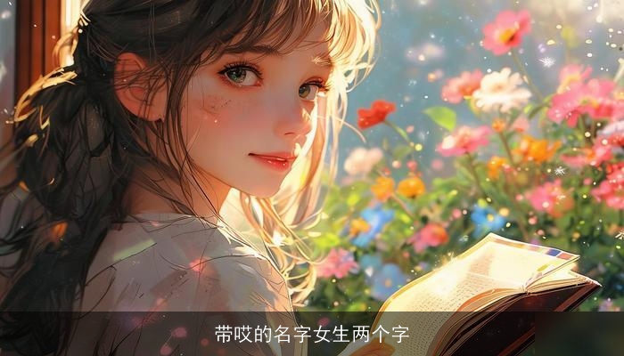 带哎的名字女生两个字