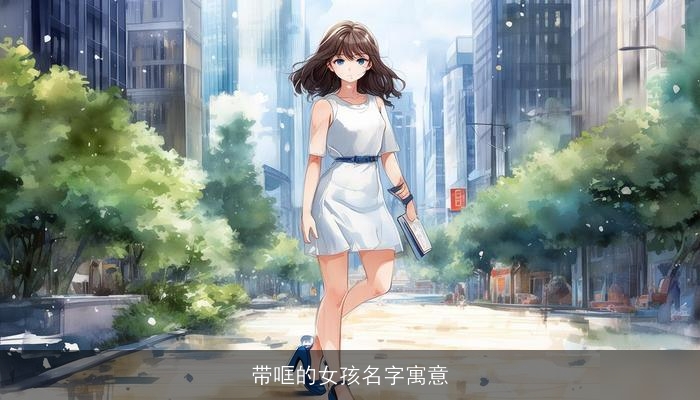 带哐的女孩名字寓意