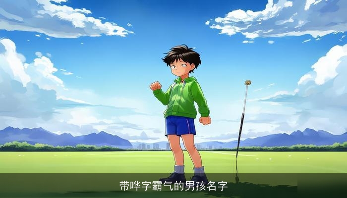 带哗字霸气的男孩名字
