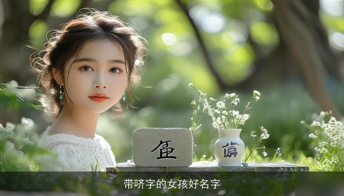 带哜字的女孩好名字