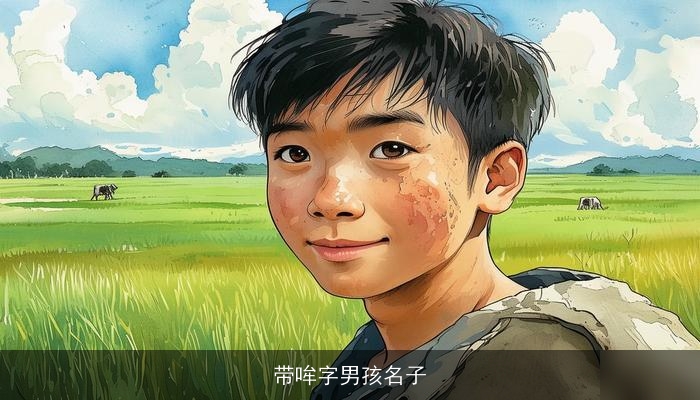 带哞字男孩名子