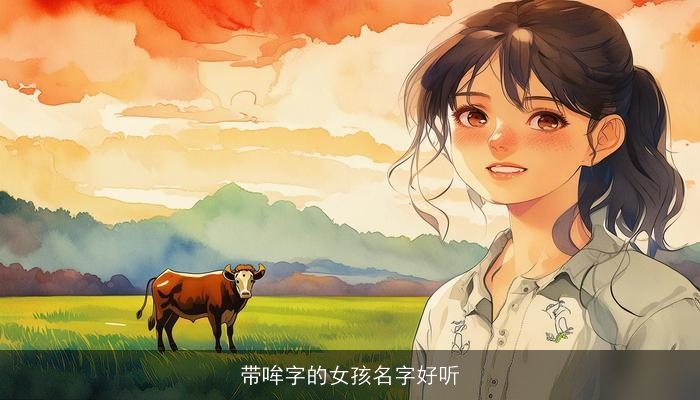 带哞字的女孩名字好听