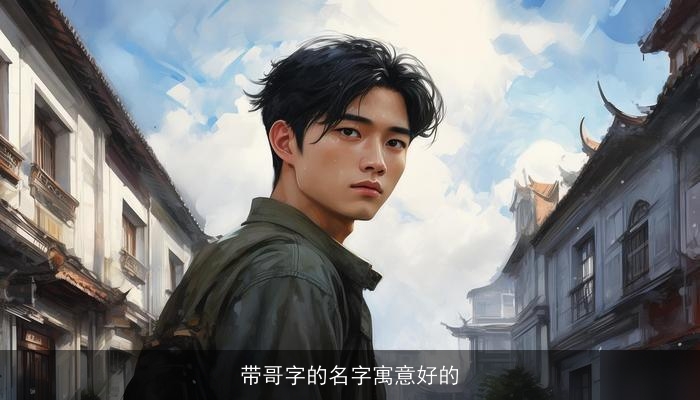 带哥字的名字寓意好的