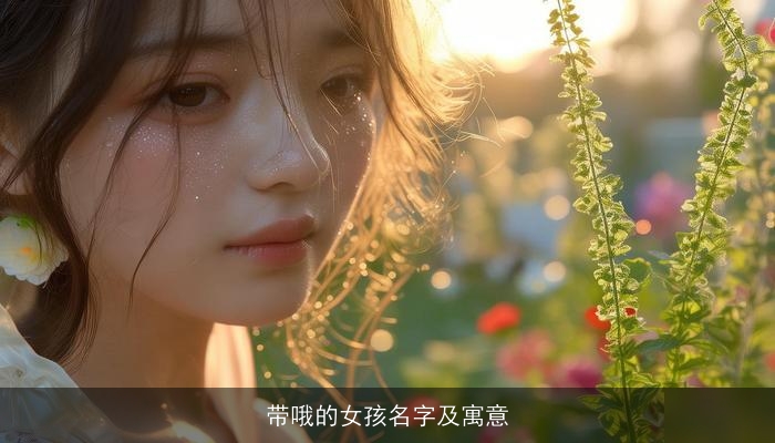 带哦的女孩名字及寓意