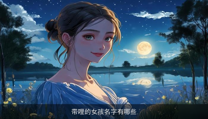 带哩的女孩名字有哪些