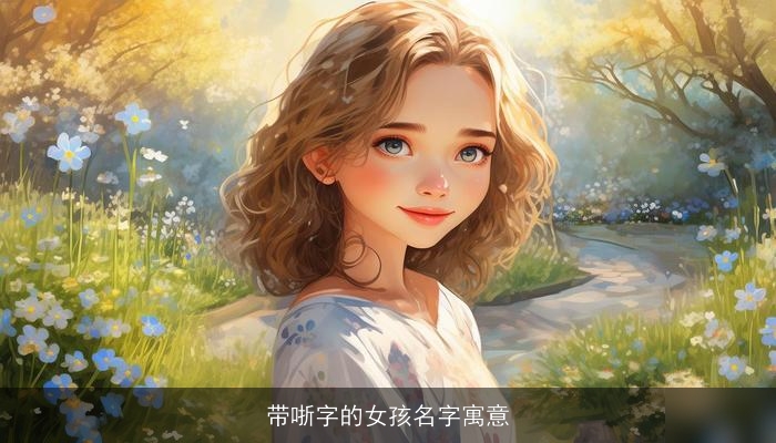 带哳字的女孩名字寓意