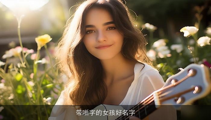 带哳字的女孩好名字