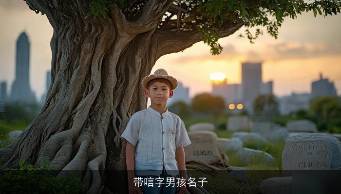 带唁字男孩名子
