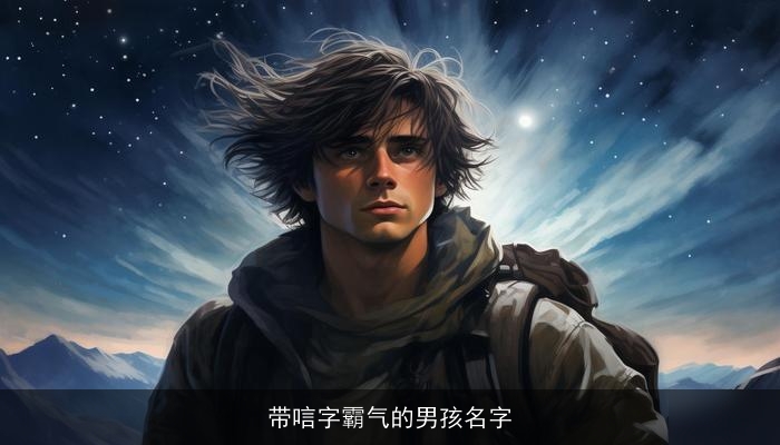 带唁字霸气的男孩名字