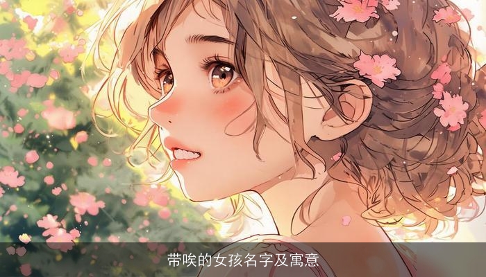 带唉的女孩名字及寓意