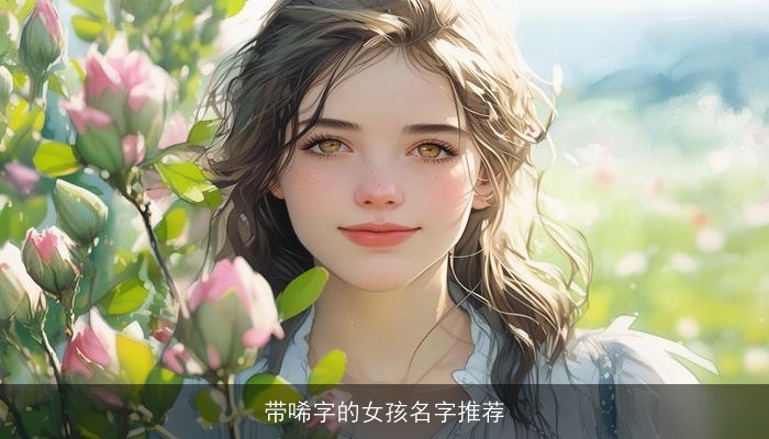 带唏字的女孩名字推荐