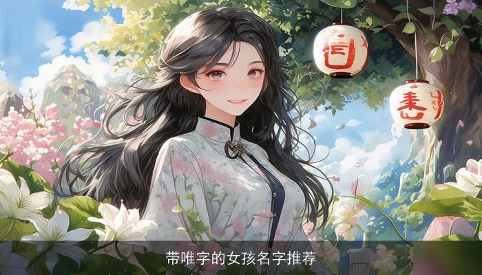 带唯字的女孩名字推荐