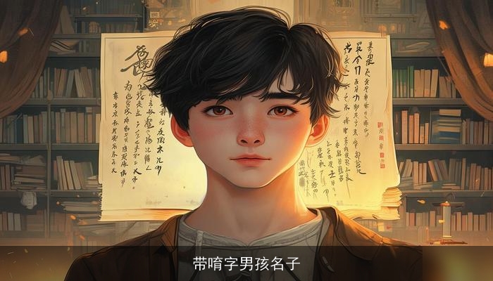 带唷字男孩名子