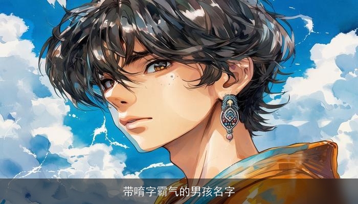 带唷字霸气的男孩名字