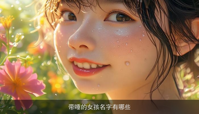 带唾的女孩名字有哪些