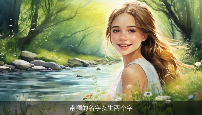 带啁的名字女生两个字