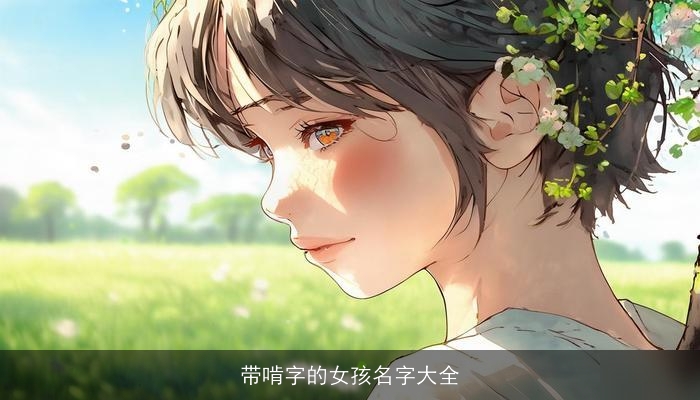 带啃字的女孩名字大全