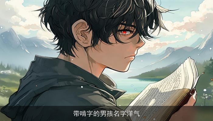 带啃字的男孩名字洋气