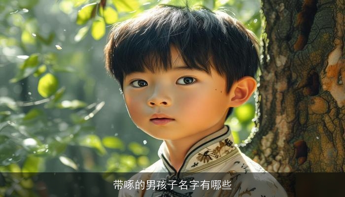 带啄的男孩子名字有哪些