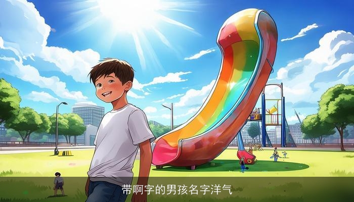 带啊字的男孩名字洋气