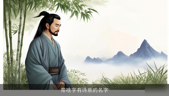 带啥字有诗意的名字