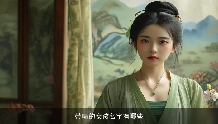 带啧的女孩名字有哪些