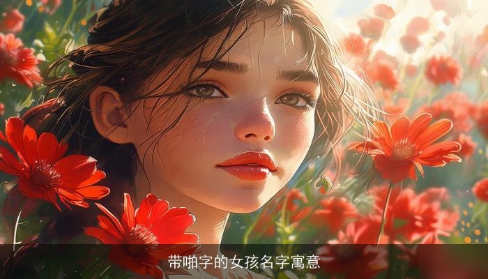 带啪字的女孩名字寓意