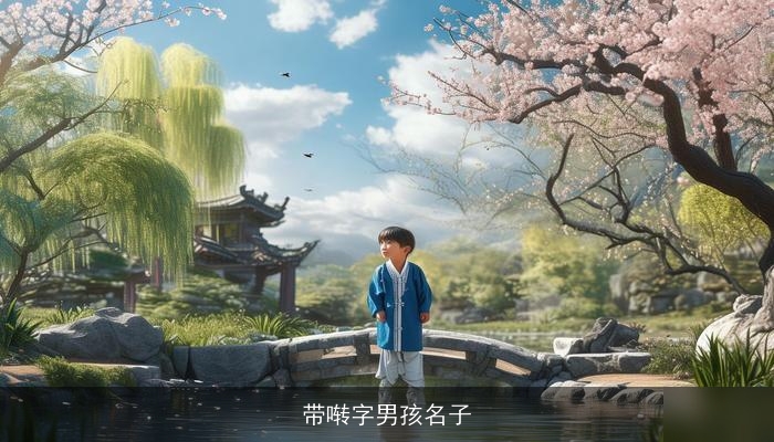 带啭字男孩名子
