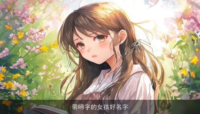 带啼字的女孩好名字