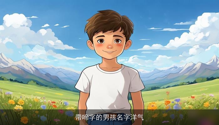 带啼字的男孩名字洋气