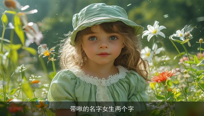 带啾的名字女生两个字