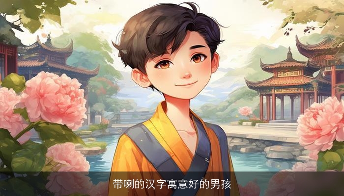 带喇的汉字寓意好的男孩