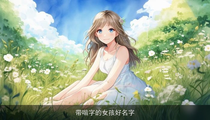 带喈字的女孩好名字