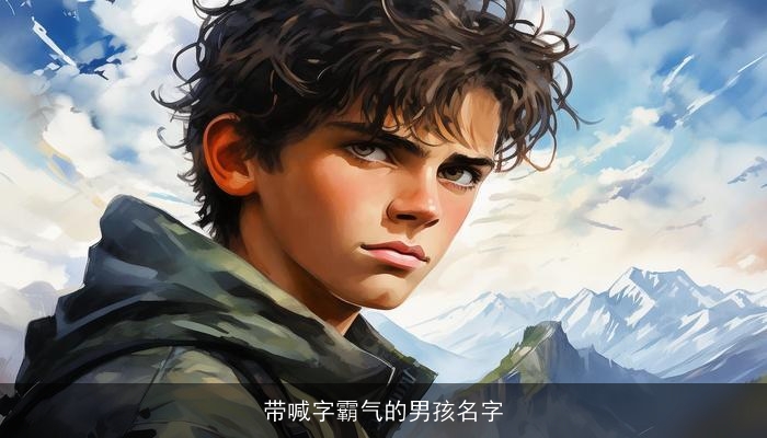 带喊字霸气的男孩名字