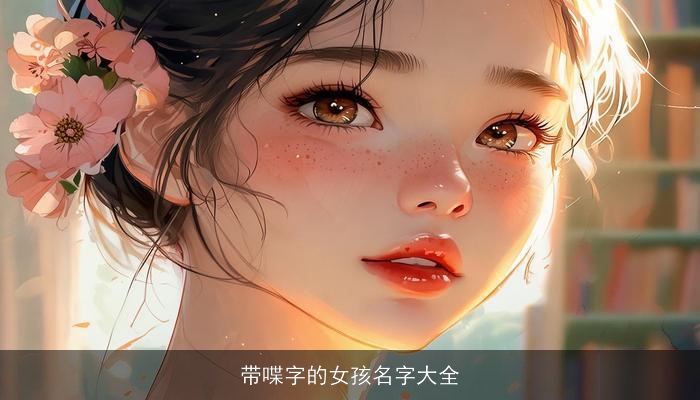 带喋字的女孩名字大全