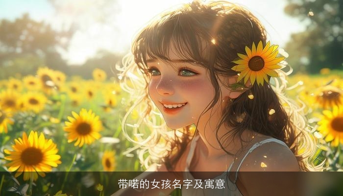 带喏的女孩名字及寓意