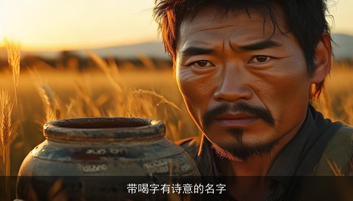 带喝字有诗意的名字