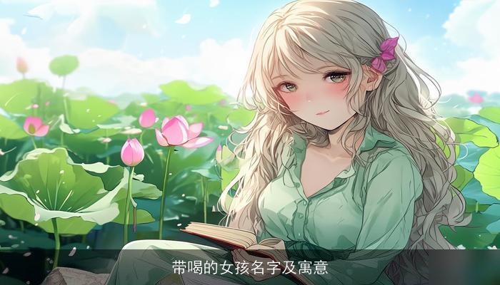 带喝的女孩名字及寓意