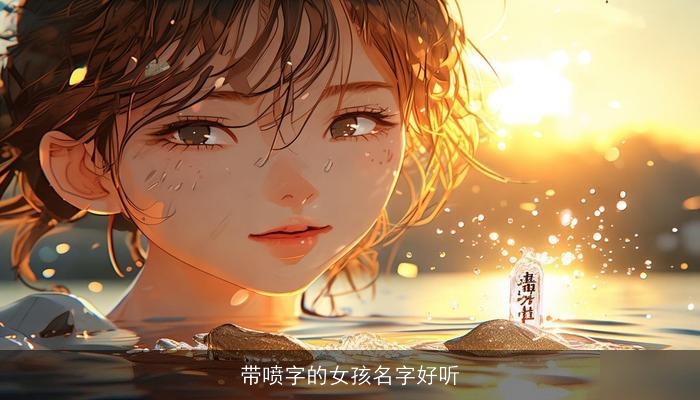 带喷字的女孩名字好听